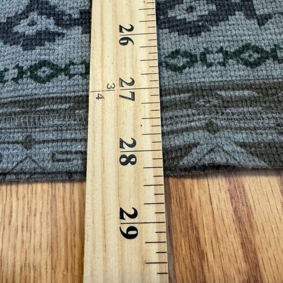 Eddie Bauer Men's Knit Aztec Pullover Sweater Gray Size Large - Picture 8 of 9